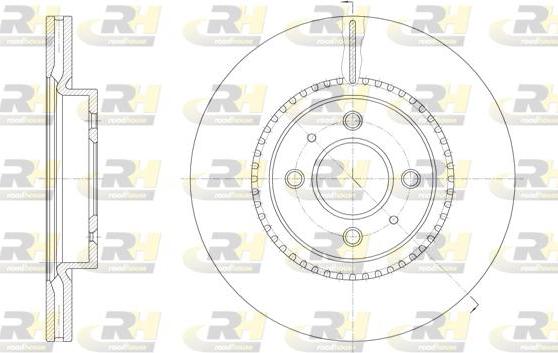 Roadhouse 61463.10 - Brake Disc autospares.lv