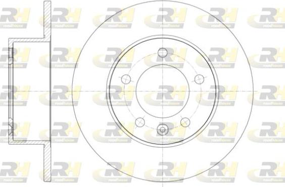 Roadhouse 61412.00 - Brake Disc autospares.lv