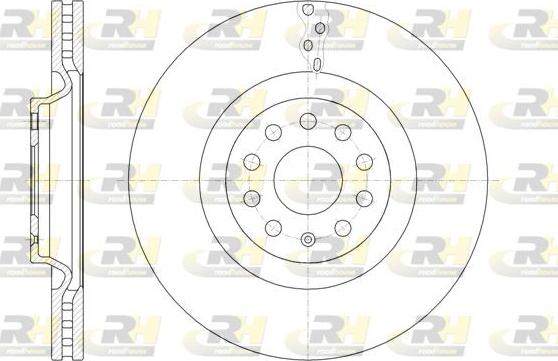 Roadhouse 61485.10 - Brake Disc autospares.lv