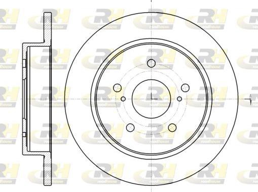 Roadhouse 61480.00 - Brake Disc autospares.lv