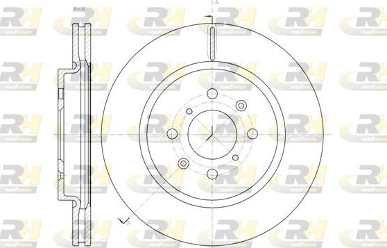 Roadhouse 61482.10 - Brake Disc autospares.lv