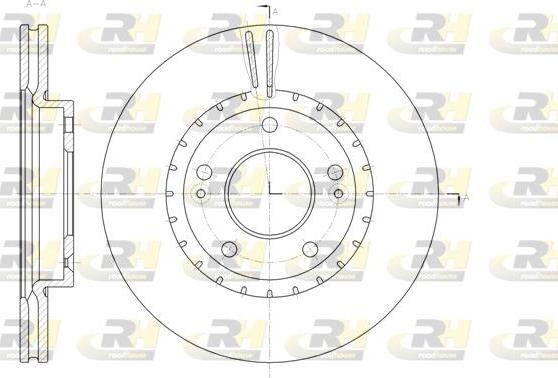 Roadhouse 61434.10 - Brake Disc autospares.lv