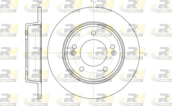 Roadhouse 61435.00 - Brake Disc autospares.lv