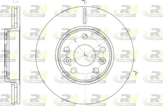 Roadhouse 61430.10 - Brake Disc autospares.lv