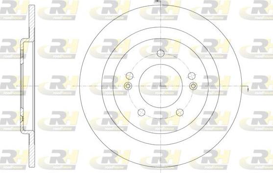 Roadhouse 61438.00 - Brake Disc autospares.lv