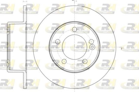 Roadhouse 61433.00 - Brake Disc autospares.lv