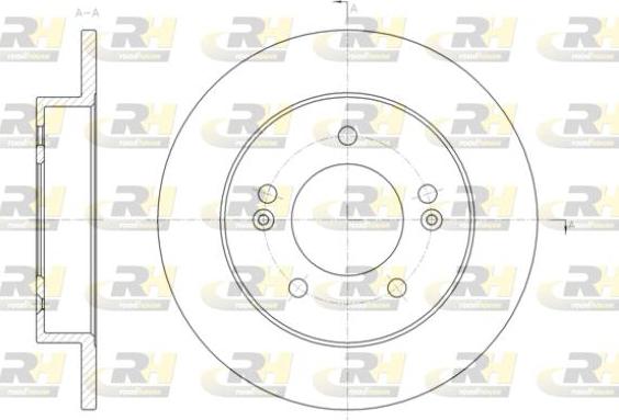 Roadhouse 61432.00 - Brake Disc autospares.lv