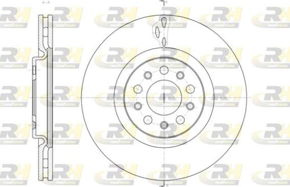 Roadhouse 61429.10 - Brake Disc autospares.lv