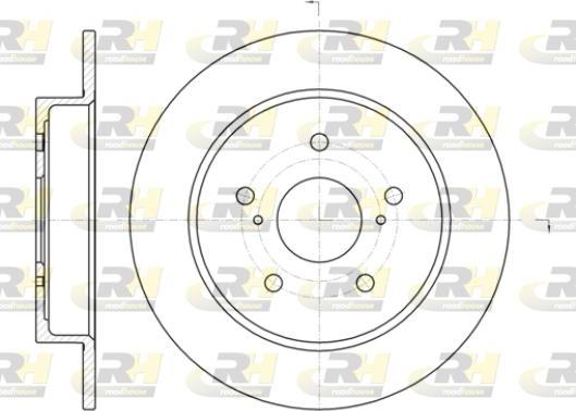 Roadhouse 61425.00 - Brake Disc autospares.lv