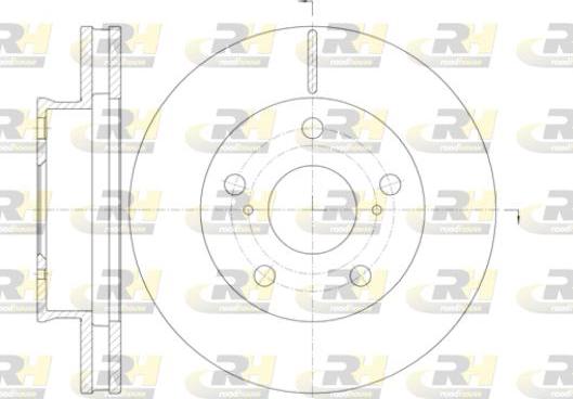 Roadhouse 61421.10 - Brake Disc autospares.lv