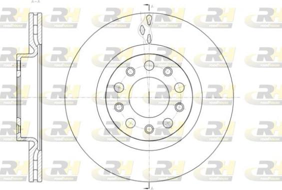 Roadhouse 61428.10 - Brake Disc autospares.lv