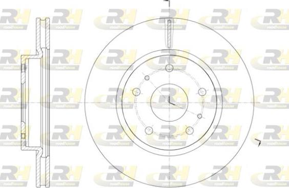 Roadhouse 61423.10 - Brake Disc autospares.lv