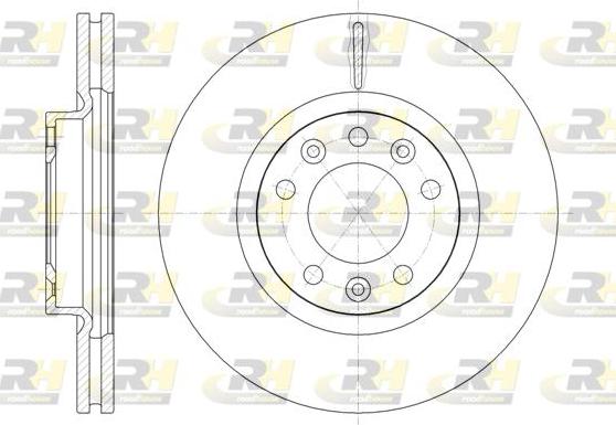 Roadhouse 61471.10 - Brake Disc autospares.lv