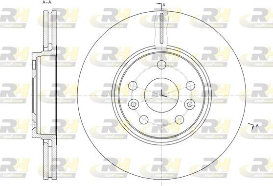 Roadhouse 61477.10 - Brake Disc autospares.lv