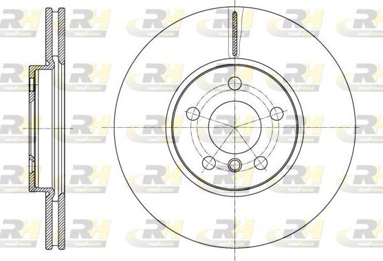 Roadhouse 61596.10 - Brake Disc autospares.lv