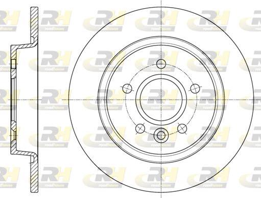 Roadhouse 61590.00 - Brake Disc autospares.lv