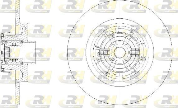 Roadhouse 61591.20 - Brake Disc autospares.lv