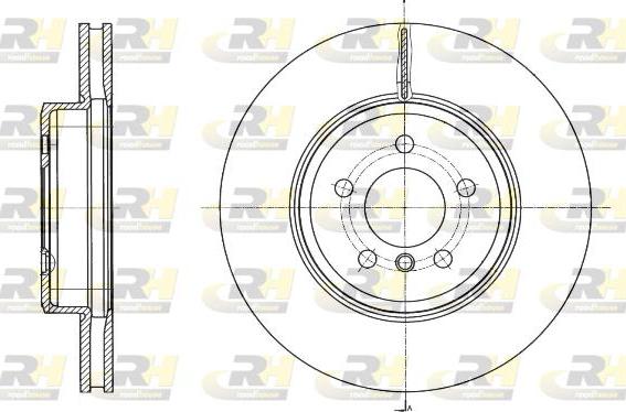 Roadhouse 61549.10 - Brake Disc autospares.lv