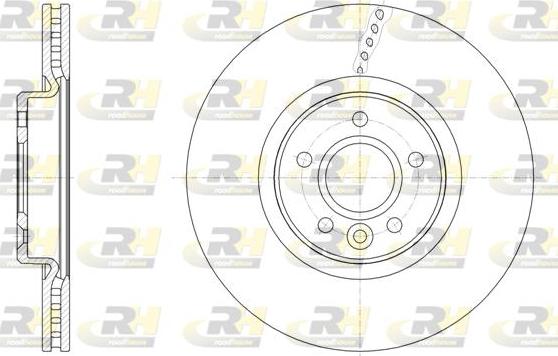 Roadhouse 61542.10 - Brake Disc autospares.lv