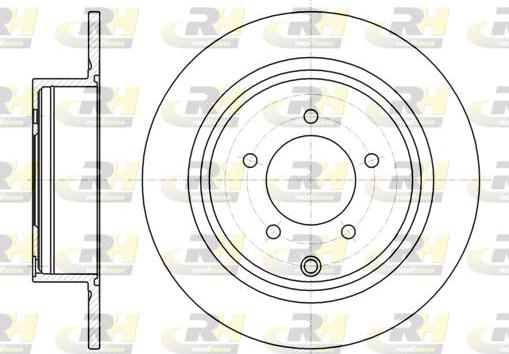 Roadhouse 61554.00 - Brake Disc autospares.lv