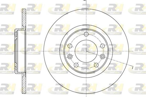 Roadhouse 61555.00 - Brake Disc autospares.lv