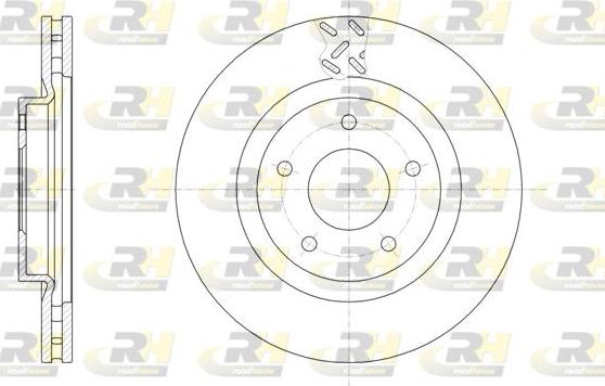 Roadhouse 61553.10 - Brake Disc autospares.lv