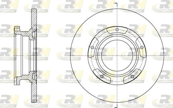 Roadhouse 61564.00 - Brake Disc autospares.lv