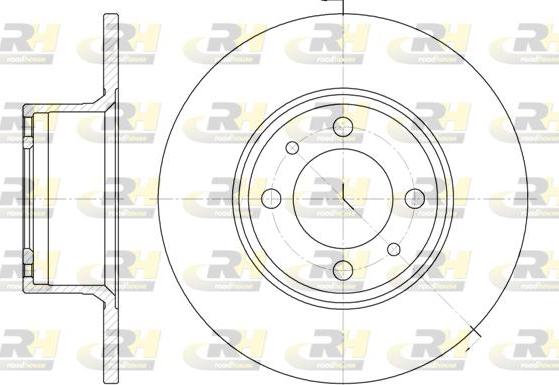 Roadhouse 6156.00 - Brake Disc autospares.lv