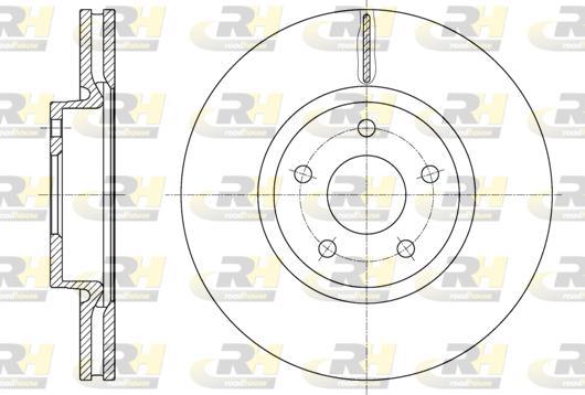 Roadhouse 61562.10 - Brake Disc autospares.lv