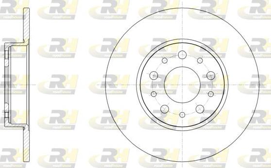 Roadhouse 61500.00 - Brake Disc autospares.lv