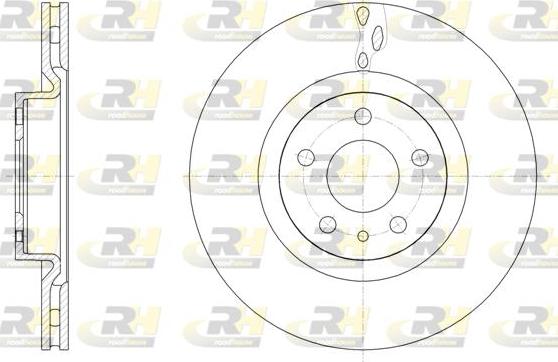 Roadhouse 61501.10 - Brake Disc autospares.lv