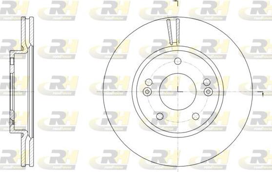 Roadhouse 61507.10 - Brake Disc autospares.lv