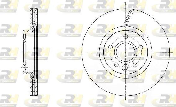 Roadhouse 61589.10 - Brake Disc autospares.lv