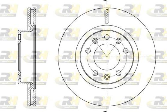 Roadhouse 61584.10 - Brake Disc autospares.lv