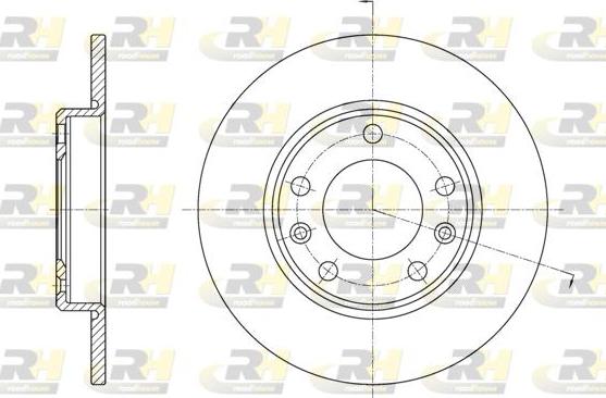 Roadhouse 61585.00 - Brake Disc autospares.lv