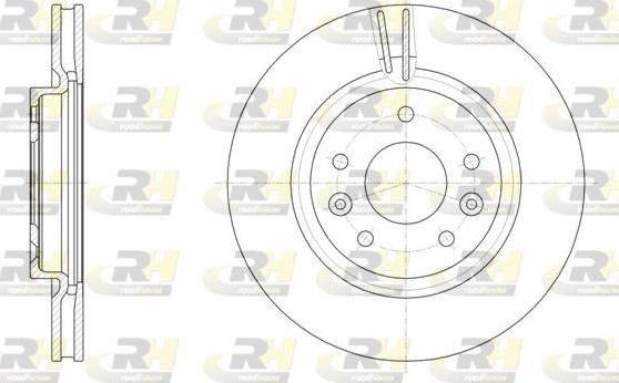 Roadhouse 61581.10 - Brake Disc autospares.lv