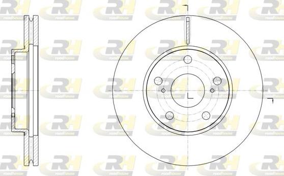 Roadhouse 61539.10 - Brake Disc autospares.lv