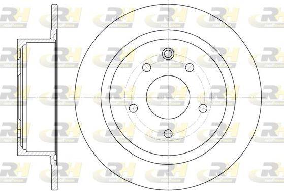 Roadhouse 61530.00 - Brake Disc autospares.lv