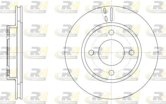 Roadhouse 61529.10 - Brake Disc autospares.lv