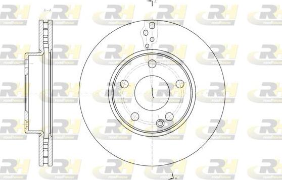 Roadhouse 61521.10 - Brake Disc autospares.lv