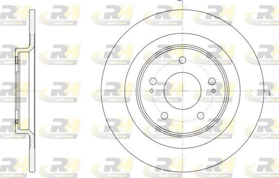 Roadhouse 61528.00 - Brake Disc autospares.lv