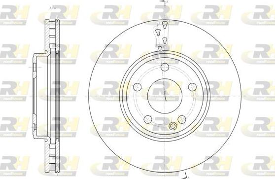 Roadhouse 61522.10 - Brake Disc autospares.lv