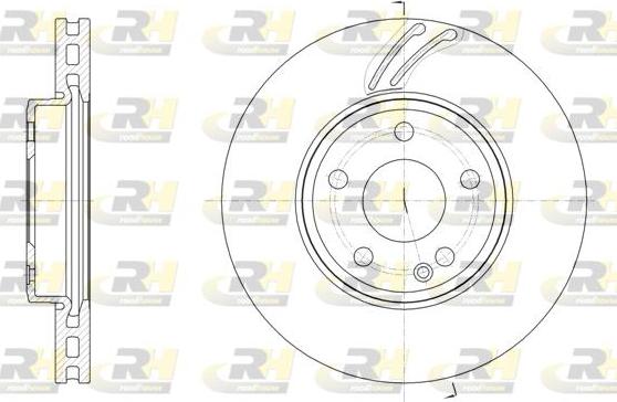 Roadhouse 61527.10 - Brake Disc autospares.lv