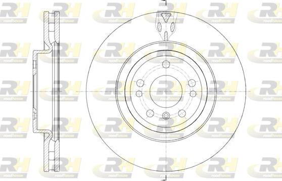 Roadhouse 61576.10 - Brake Disc autospares.lv