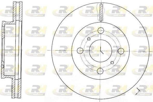 Roadhouse 61697.10 - Brake Disc autospares.lv