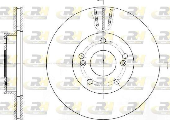 Roadhouse 61644.10 - Brake Disc autospares.lv