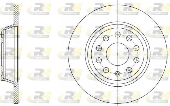 Roadhouse 61646.00 - Brake Disc autospares.lv