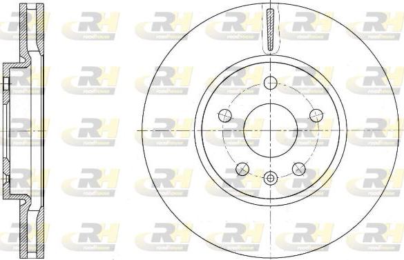 Roadhouse 61642.10 - Brake Disc autospares.lv