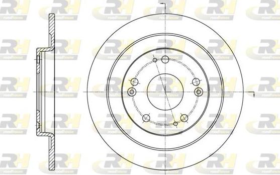 Roadhouse 61654.00 - Brake Disc autospares.lv