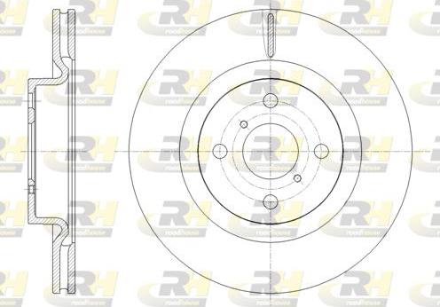 Roadhouse 61656.10 - Brake Disc autospares.lv